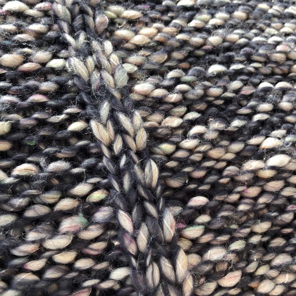 FOREVER 21 CONTEMPORARY BLUE & WHITE KNIT TURTLENECK Sweater Small /Peti… - Picture 13 of 16